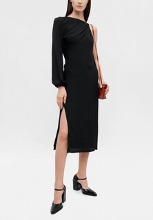 Платье Forte Forte marocain crepe one shoulder dress noir