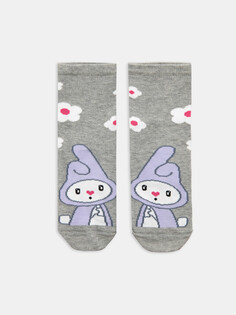 Носки детские серые с рисунком в виде зайчика Mark Formelle