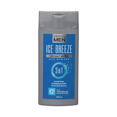 Шампунь для мужчин 3 в 1 krassa men ice breeze, 250 мл NO Brand