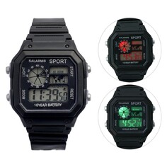 Часы наручные электронные sport, ремешок силикон 24.5 см NO Brand