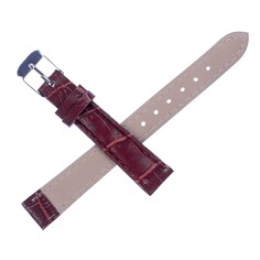 Ремешок для часов, 14 мм, 19 см, коричневая рептилия Solomon