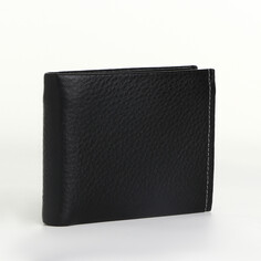 Портмоне мужское на магните, зажим для купюр, отделение для сим-карт, цвет черный NO Brand