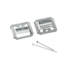 Кляймер лом, №2, оцинкованный, с гвоздями, 100 шт Lom