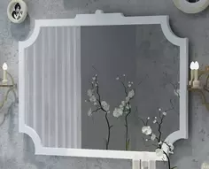 Зеркало 105x80 см белый матовый Corozo Манойр SD-00000272