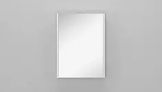 Зеркальный шкаф 60x80 см белый матовый Velvex Klaufs zsKLA.60-216