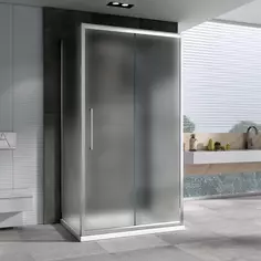 Душевой уголок 170x75 см Abber Schwarzer Diamant AG30170MH-S75M-S75M матовое