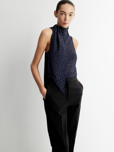 Топ Polka Dot с шарфом 12 STOREEZ