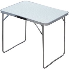 Стол складной металл, прямоугольный, 80х60х70 см, столешница МДФ, серый, Green Days