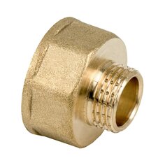 Переходник 1/2"х1", ш-г, латунь, РосТурПласт