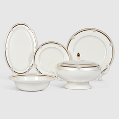 Сервиз столовый Macbeth bone porcelain Elizabeth 21 предмет 6 персон