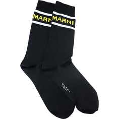 Шерстяные носки с логотипом Marni