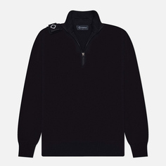 Мужской свитер MA.Strum Quarter Zip, цвет чёрный, размер XXXL