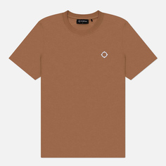 Мужская футболка MA.Strum Icon Embroidered ID, цвет коричневый, размер L