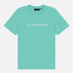 Мужская футболка MA.Strum Cracked Logo, цвет зелёный