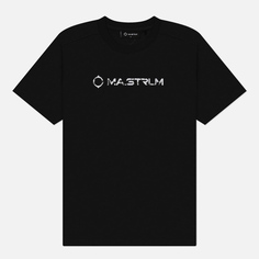 Мужская футболка MA.Strum Cracked Logo, цвет чёрный