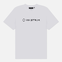 Мужская футболка MA.Strum Cracked Logo, цвет белый