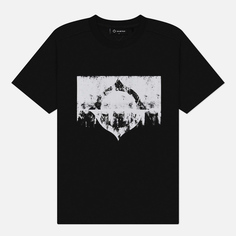 Мужская футболка MA.Strum Grunge Logo, цвет чёрный
