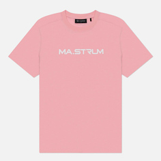 Мужская футболка MA.Strum Logo Chest Print, цвет розовый