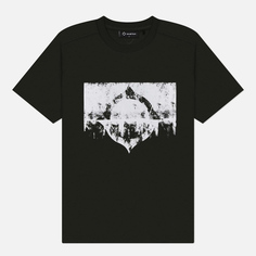 Мужская футболка MA.Strum Grunge Logo, цвет оливковый