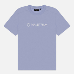 Мужская футболка MA.Strum Cracked Logo, цвет фиолетовый, размер L