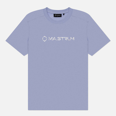 Мужская футболка MA.Strum Cracked Logo, цвет фиолетовый