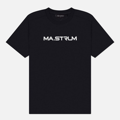 Мужская футболка MA.Strum Logo Chest Print, цвет синий, размер L