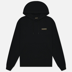 Мужская толстовка Napapijri Iaato Summer Hoodie Regular Fit, цвет чёрный
