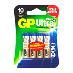 Батарейки, аккумуляторы батарейка GP Ultra Plus AA 4шт