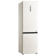 Холодильники двухкамерные холодильник двухкамерный MIDEA MDRB521MIE33OD 201х59,5х66см бежевый