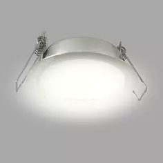 Светильник точечный светодиодный встраиваемый влагозащищенный СК50-4S под отверстие 60 мм 1.5 м² белый свет цвет хром СВЕТКОМПЛЕКТ