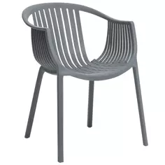 Кресло Vernaccia 64x54x76 см пластик цвет серый Без бренда