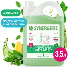 Мыло жидкое для рук Synergetic лемонгр мята 3.5л