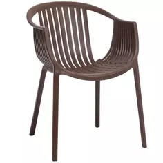 Кресло Vernaccia 64x54x76 см пластик цвет коричневый Без бренда