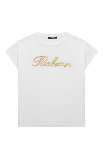 Хлопковая футболка Balmain