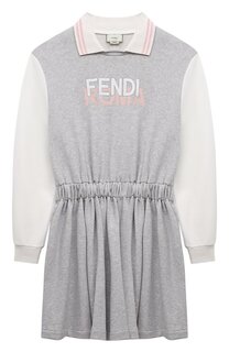 Хлопковое платье Fendi