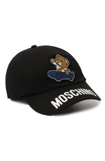 Хлопковая бейсболка Moschino