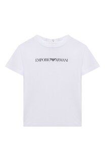Хлопковая футболка Emporio Armani