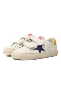 Кожаные кеды May School Golden Goose Deluxe Brand