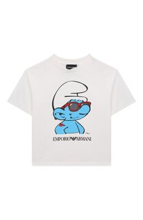 Хлопковая футболка Emporio Armani