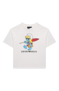 Хлопковая футболка Emporio Armani