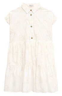Хлопковое платье Brunello Cucinelli