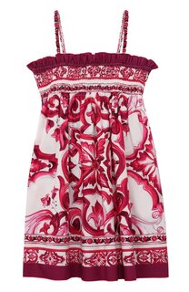 Хлопковый сарафан Dolce & Gabbana