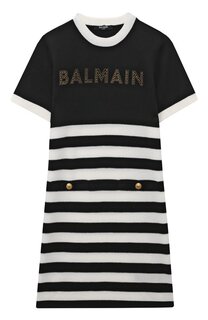 Шерстяное платье Balmain