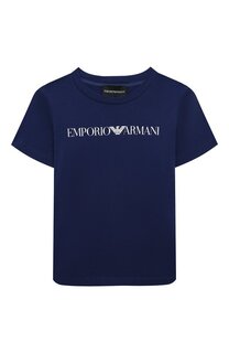 Хлопковая футболка Emporio Armani