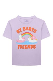 Хлопковая футболка MC2 Saint Barth