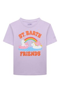 Хлопковая футболка MC2 Saint Barth