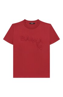 Хлопковая футболка Balmain