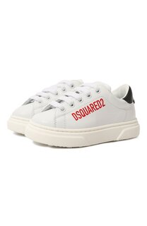 Кожаные кеды Dsquared2