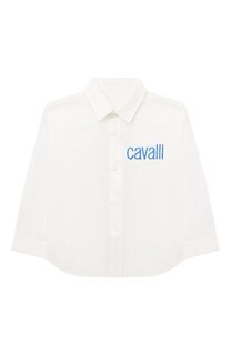 Хлопковая рубашка Roberto Cavalli