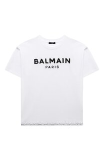 Хлопковая футболка Balmain